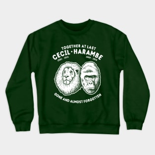 Cecil Harambe Together At Last T-Shirt Crewneck Sweatshirt